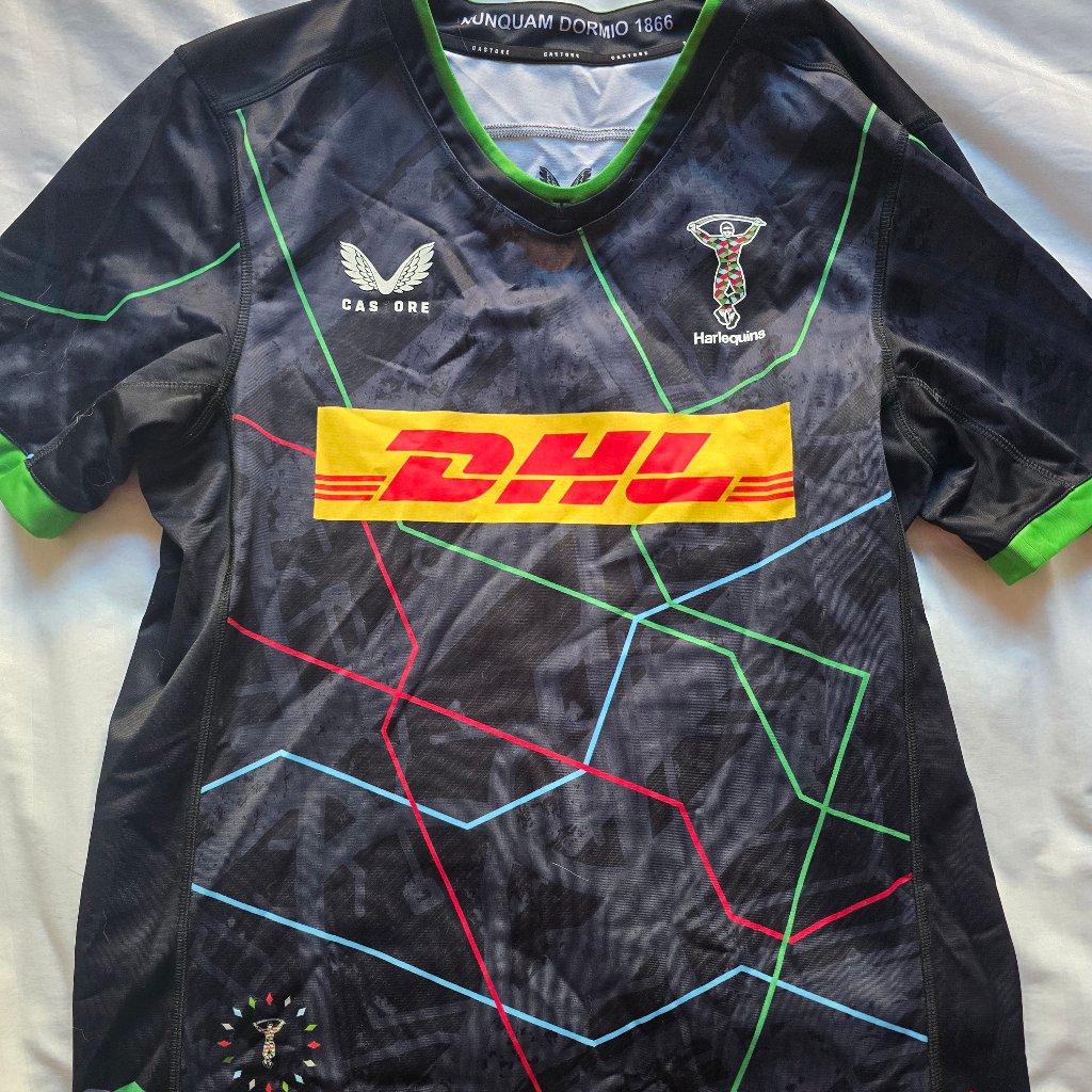 Harlequins Fc London Rugby 22/23 Harlequins Foundation Alt Kit Castore Size M